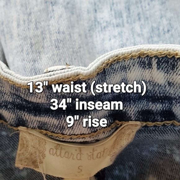 Altard State Self Jeans Flare Bell Bottom Pants Boho Light Wash Hippie Retro Y2K - Picture 6 of 8